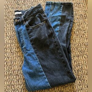 PacSun black/blue jeans